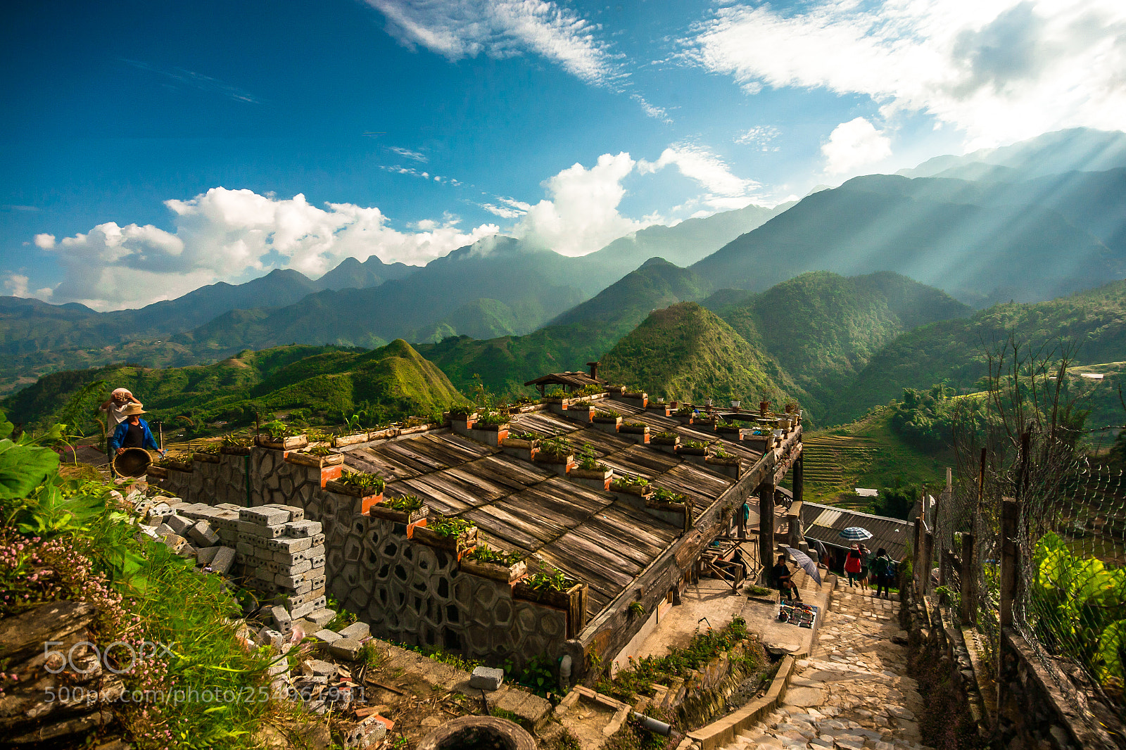 Canon EOS 5D sample photo. Cat cat village sapa photography