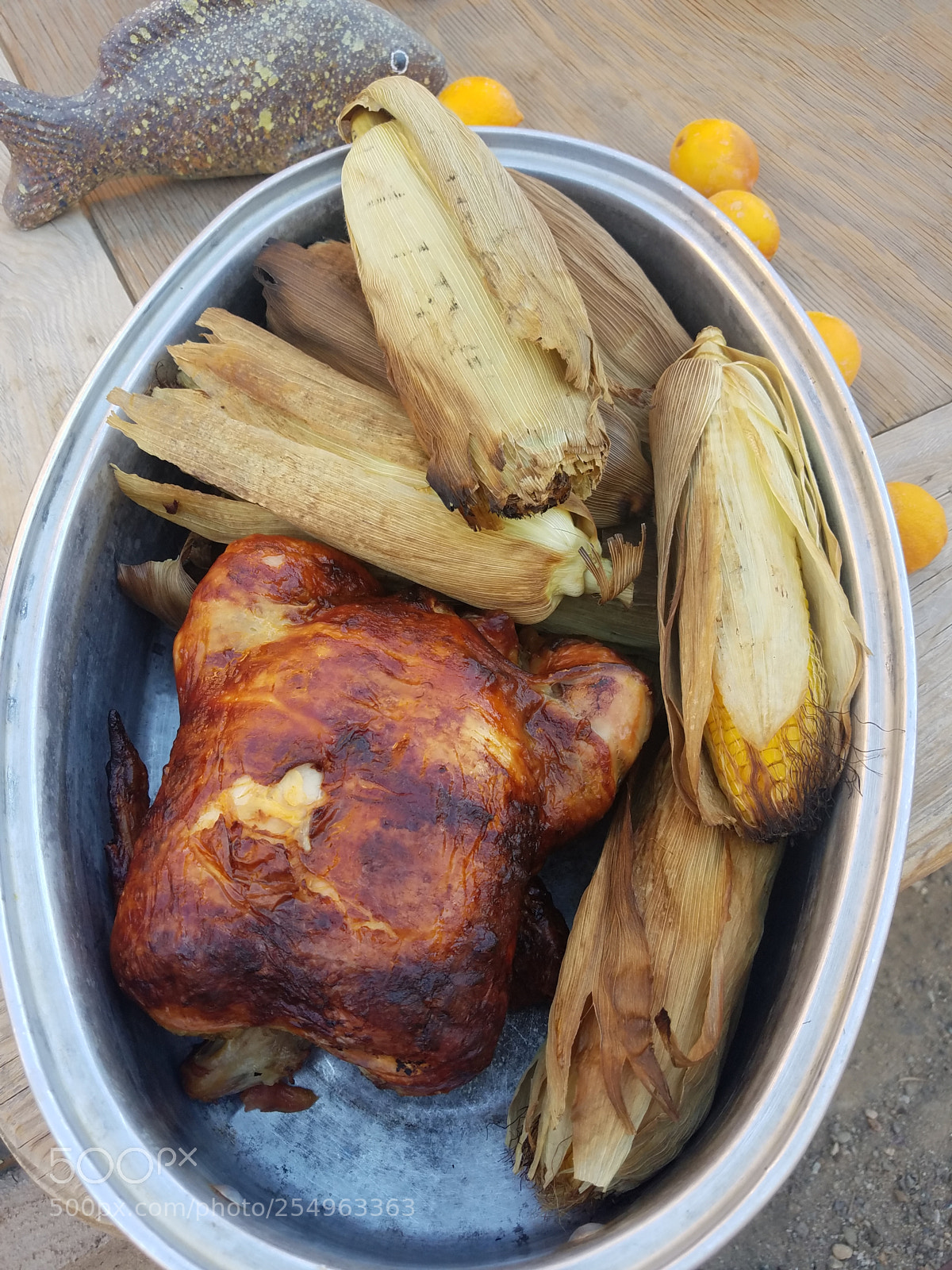 Samsung Galaxy S7 sample photo. Grilled chicken and corn photography