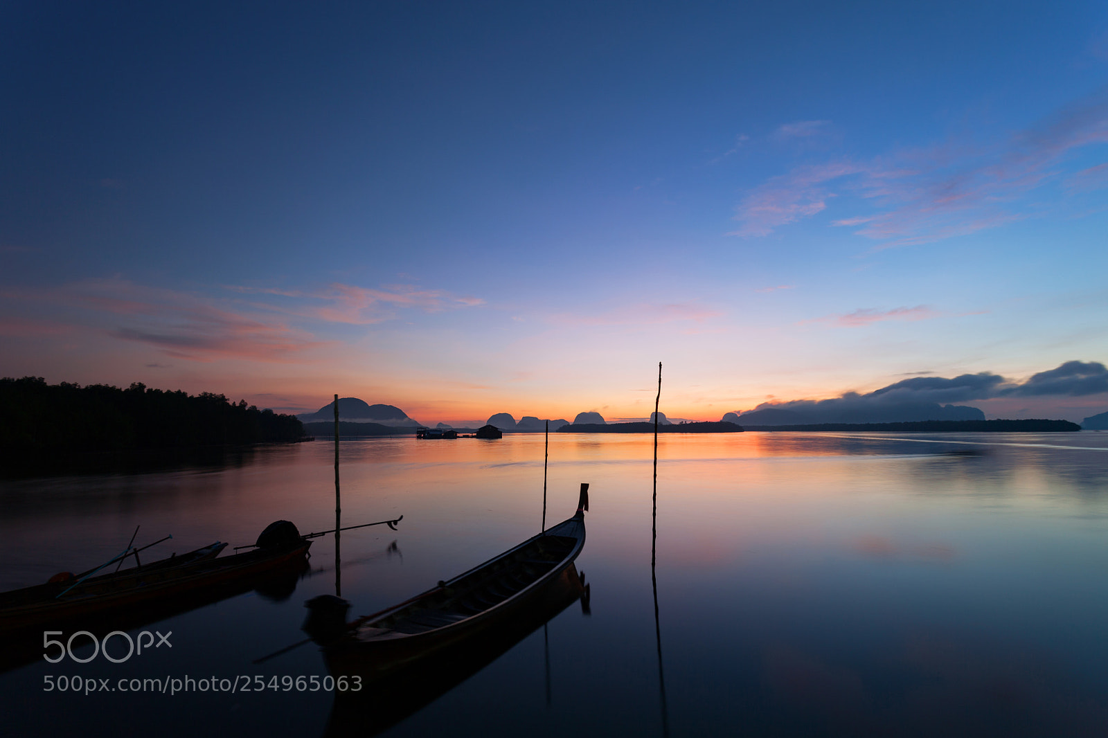 Canon EOS 5D Mark II sample photo. Longtail boat with coastal photography