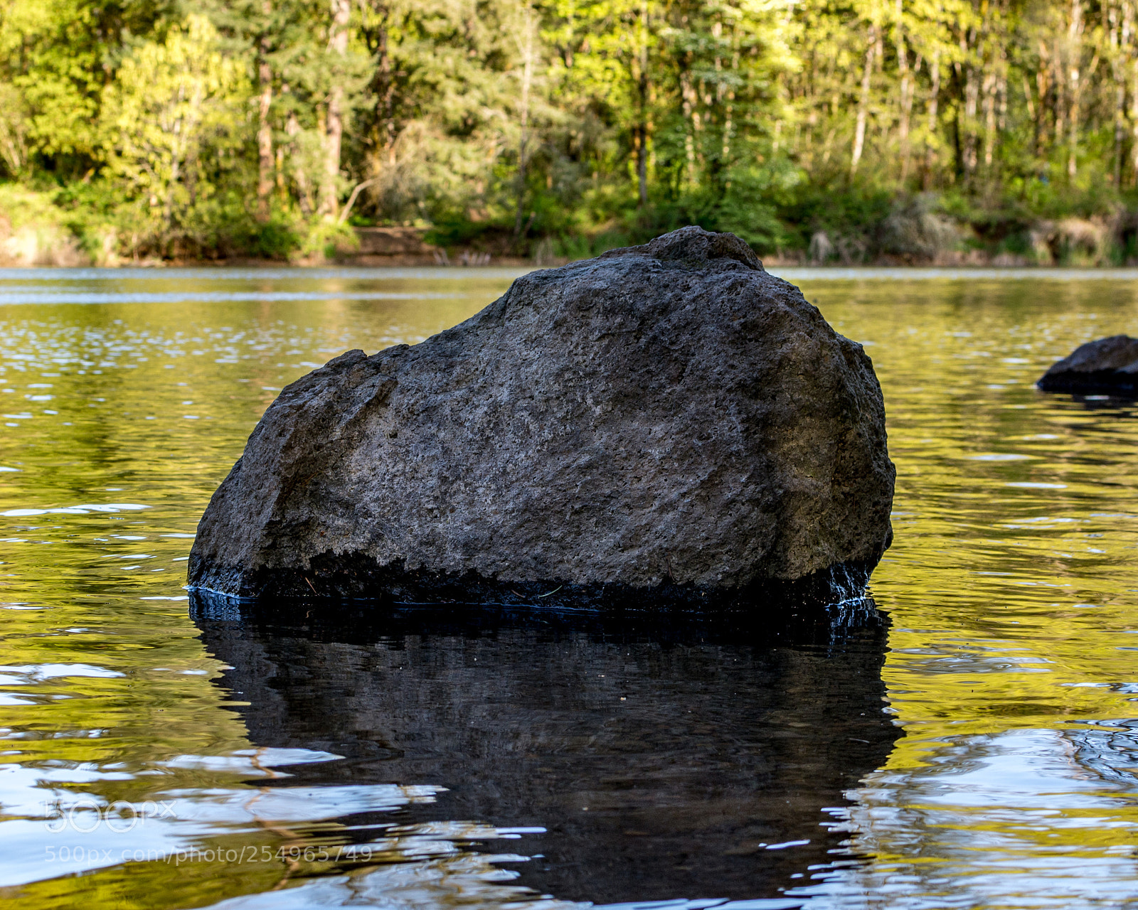 Nikon D7100 sample photo. Stone on the lake photography