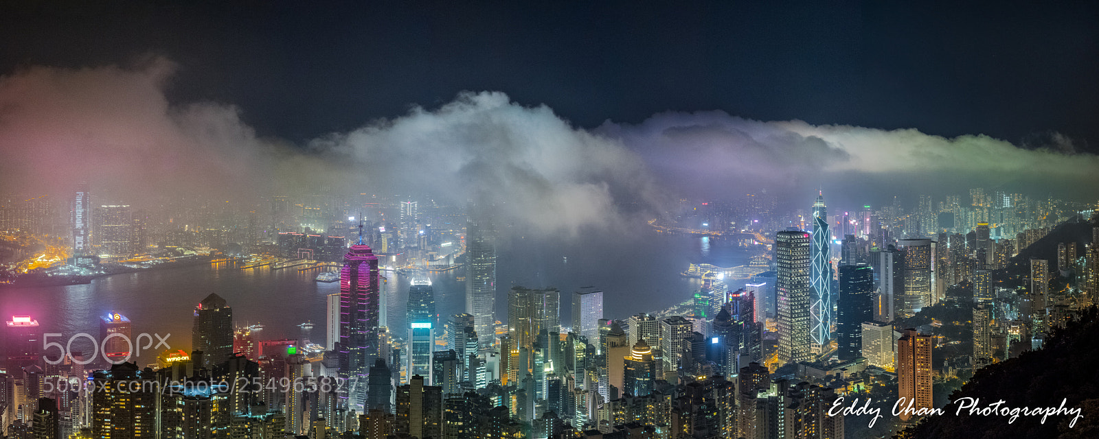 Nikon D5 sample photo. 維港夜-琉璃 photography