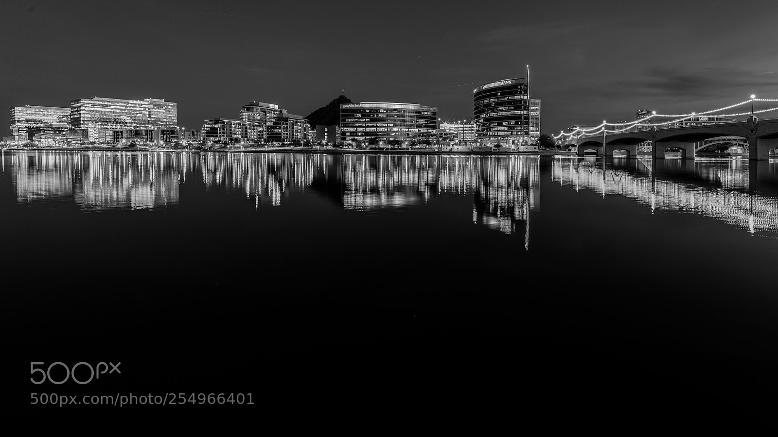 Nikon D850 sample photo. Nightfall at tempe town photography