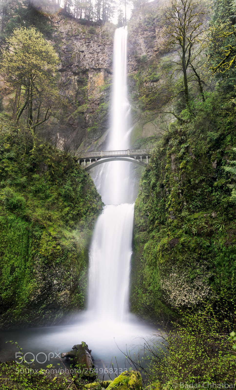 Sony a6000 sample photo. Multnomah falls photography