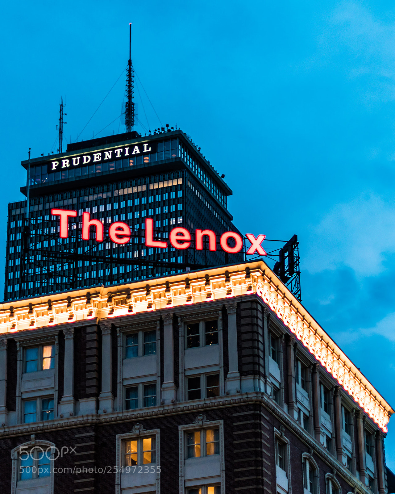 Nikon D5500 sample photo. Boston lenox building photography