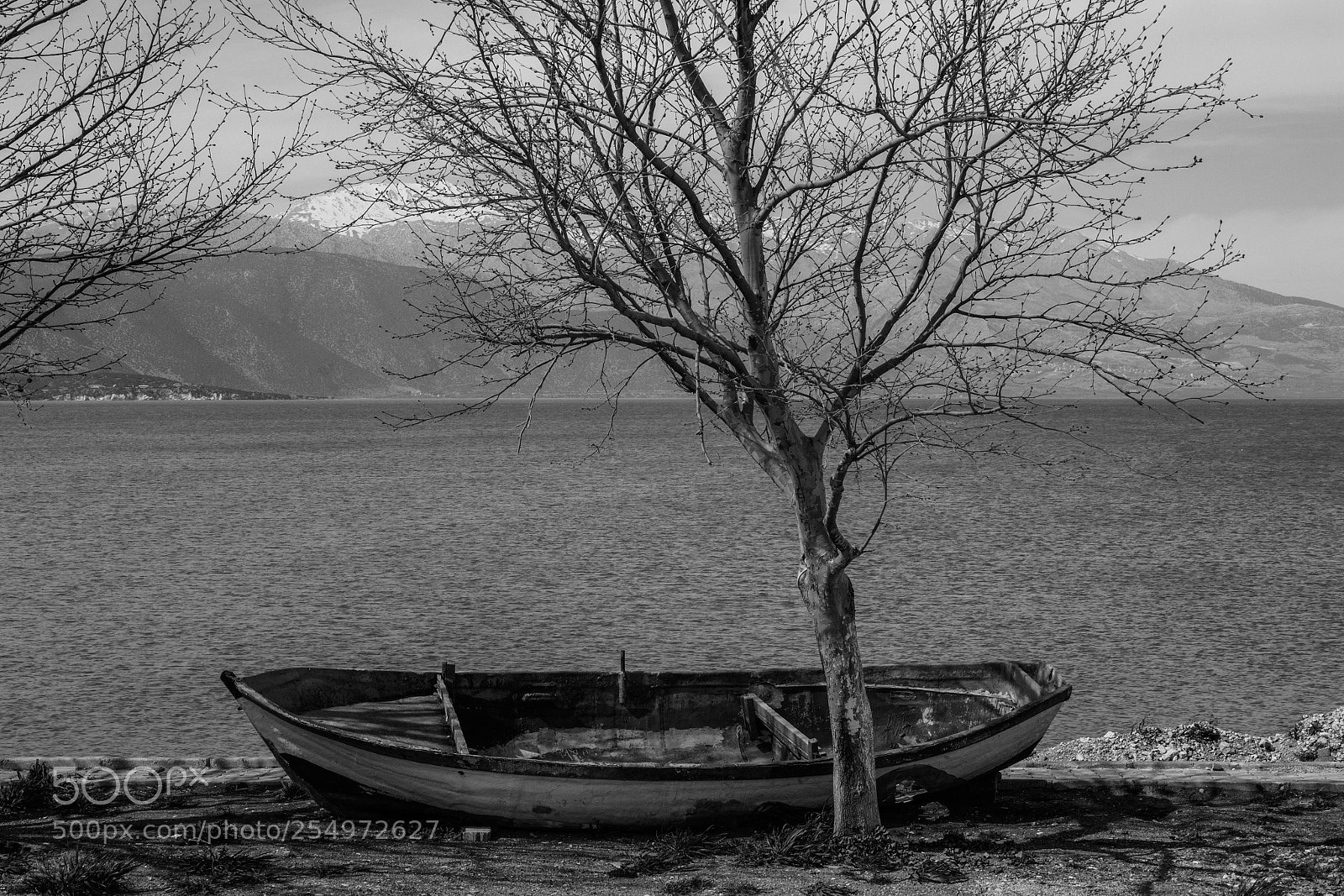 Canon EOS 550D (EOS Rebel T2i / EOS Kiss X4) sample photo. Boat b&w photography
