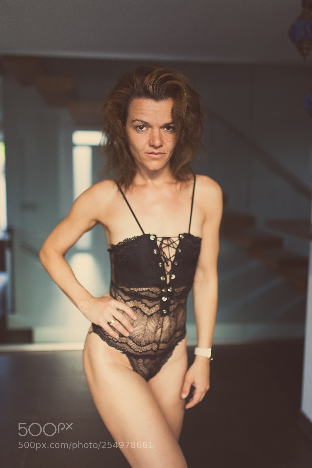 Canon EOS 5D Mark II sample photo. Sexy woman shows her photography