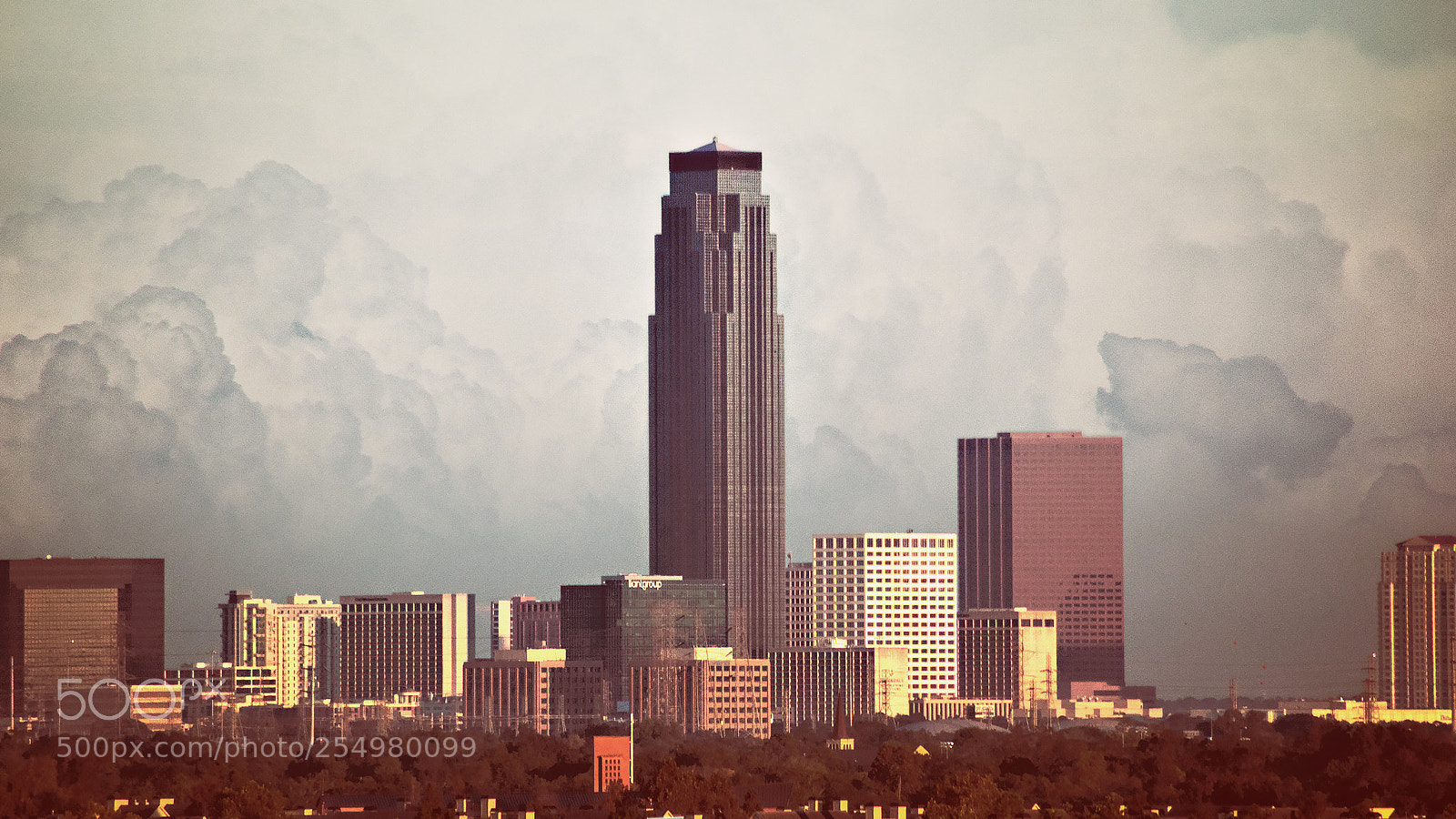 Pentax K-3 sample photo. Houston uptown skyline photography