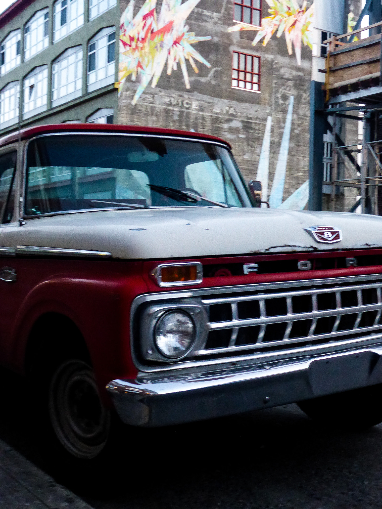 Panasonic Lumix DMC-TS5 (Lumix DMC-FT5) sample photo. 1965 ford f250 custom cab. capital hill. seattle. photography