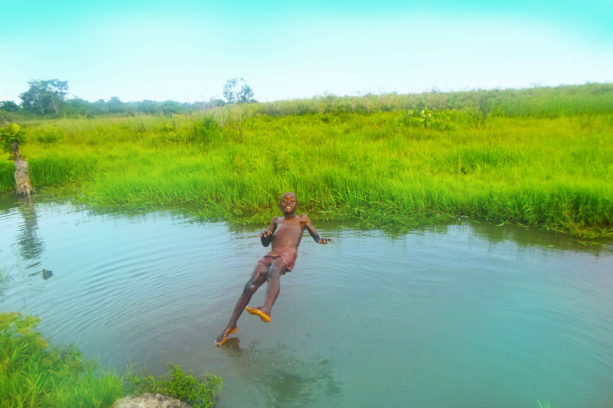 Samsung ES95 sample photo. Village kid leisure photography