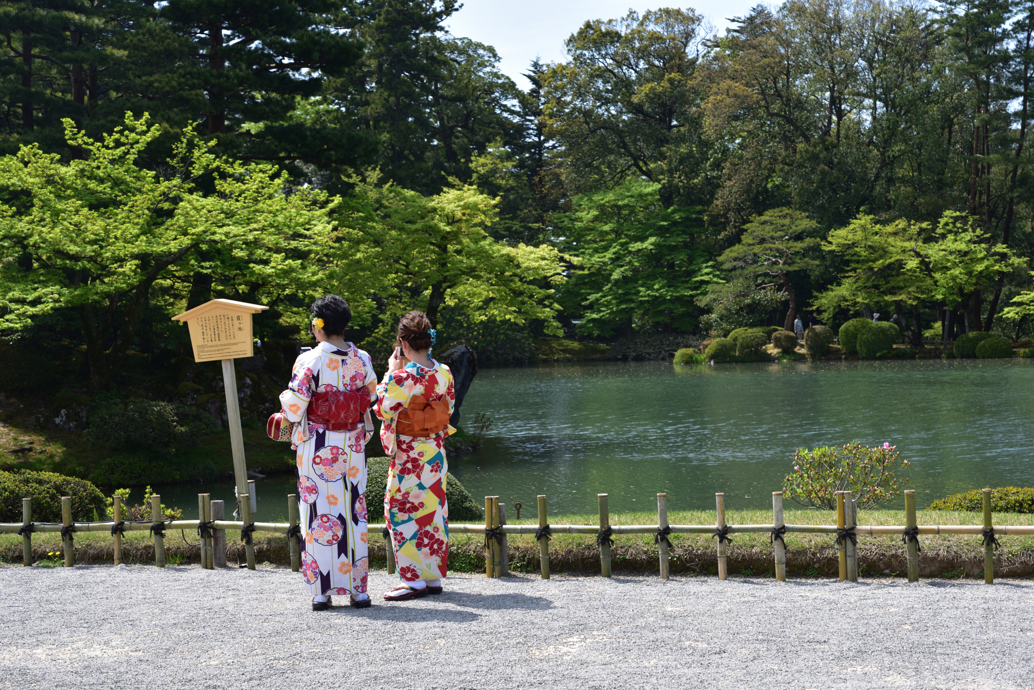 Nikon AF-S Micro-Nikkor 60mm F2.8G ED sample photo. 霞ヶ池 兼六園 photography