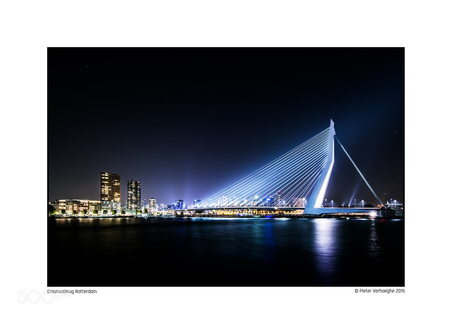Nikon D810 sample photo. Erasmusbrug photography