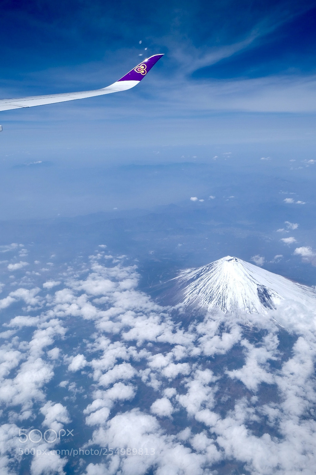 Fujifilm X-T2 sample photo. Mt.fuji from sky photography