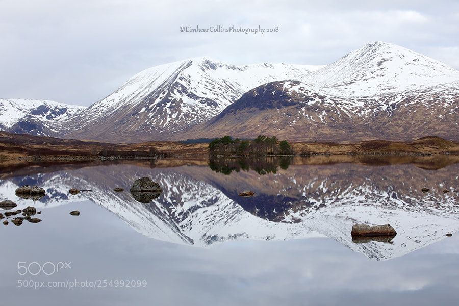 Canon EOS 5D Mark IV sample photo. Reflections on the loch photography
