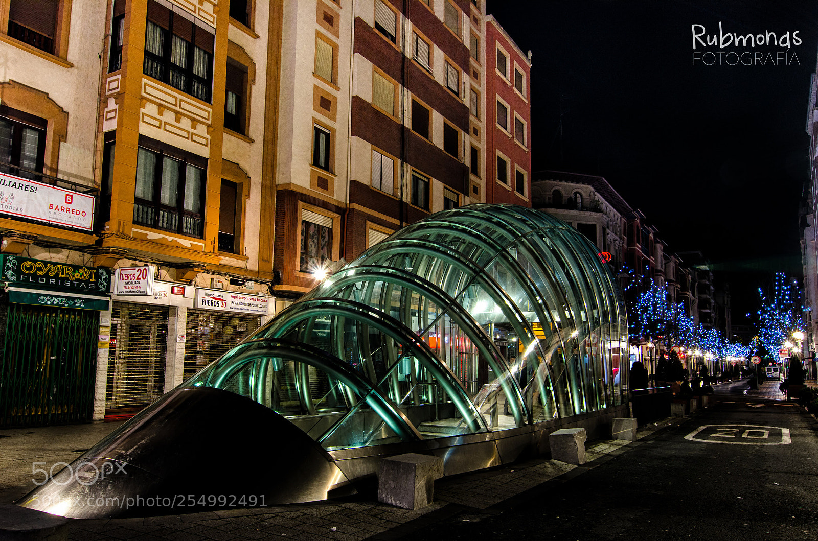 Nikon D7000 sample photo. Barakaldo la nuit photography