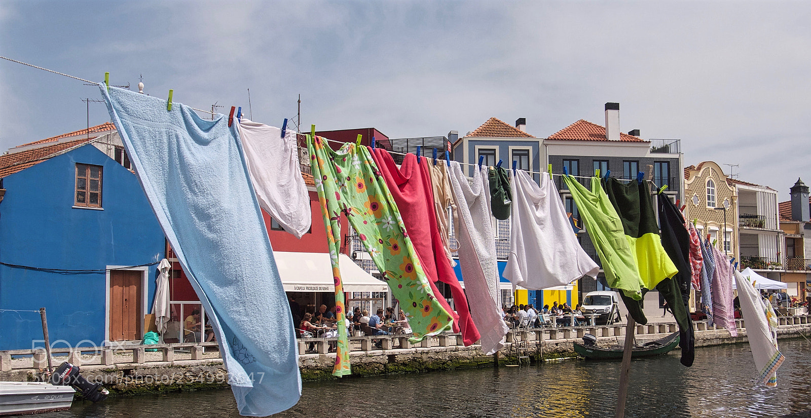 Panasonic Lumix DMC-G1 sample photo. Colours at the canal photography