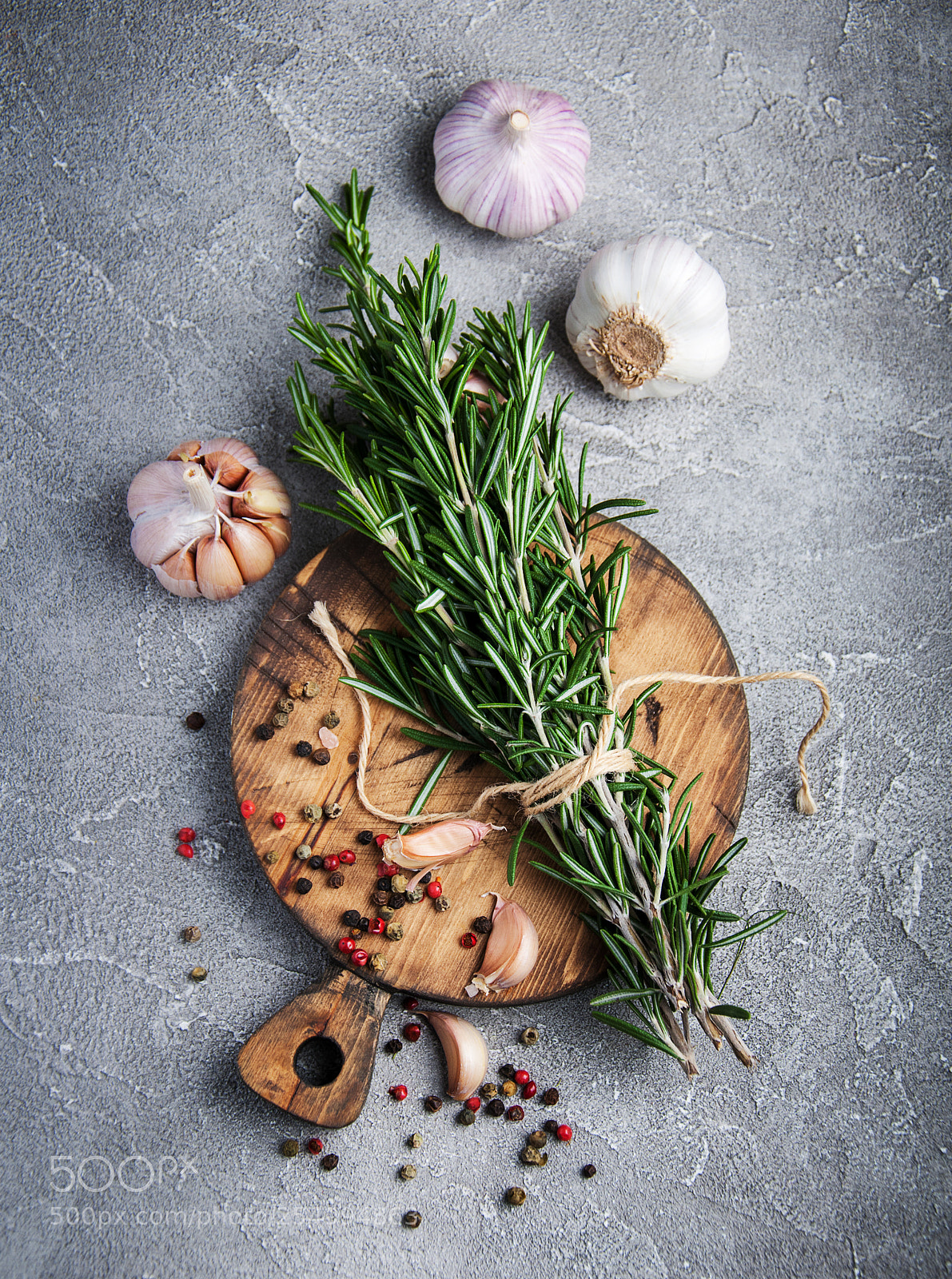 Nikon D90 sample photo. Fresh rosemary on a photography