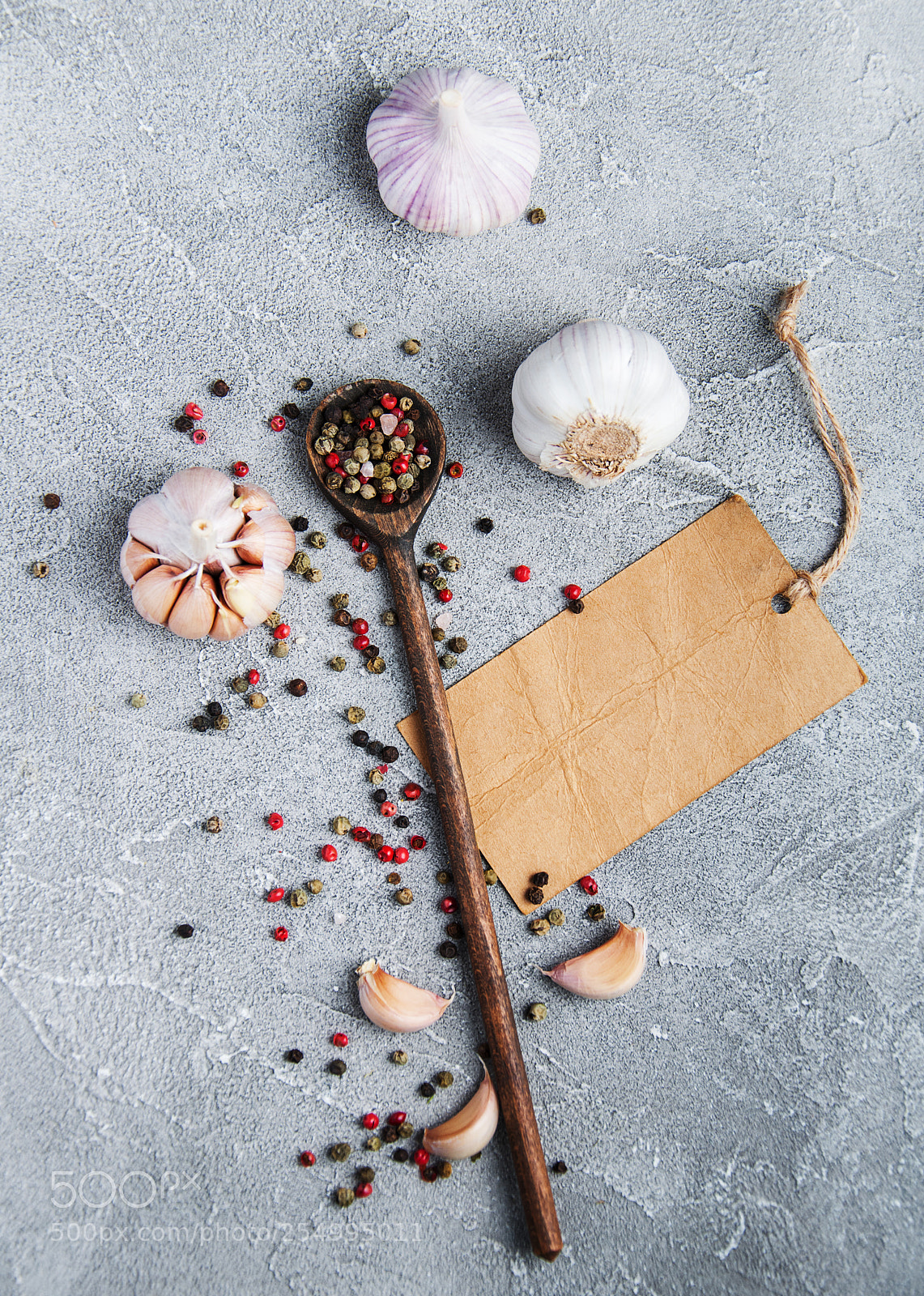 Nikon D90 sample photo. Spices and paper tag photography