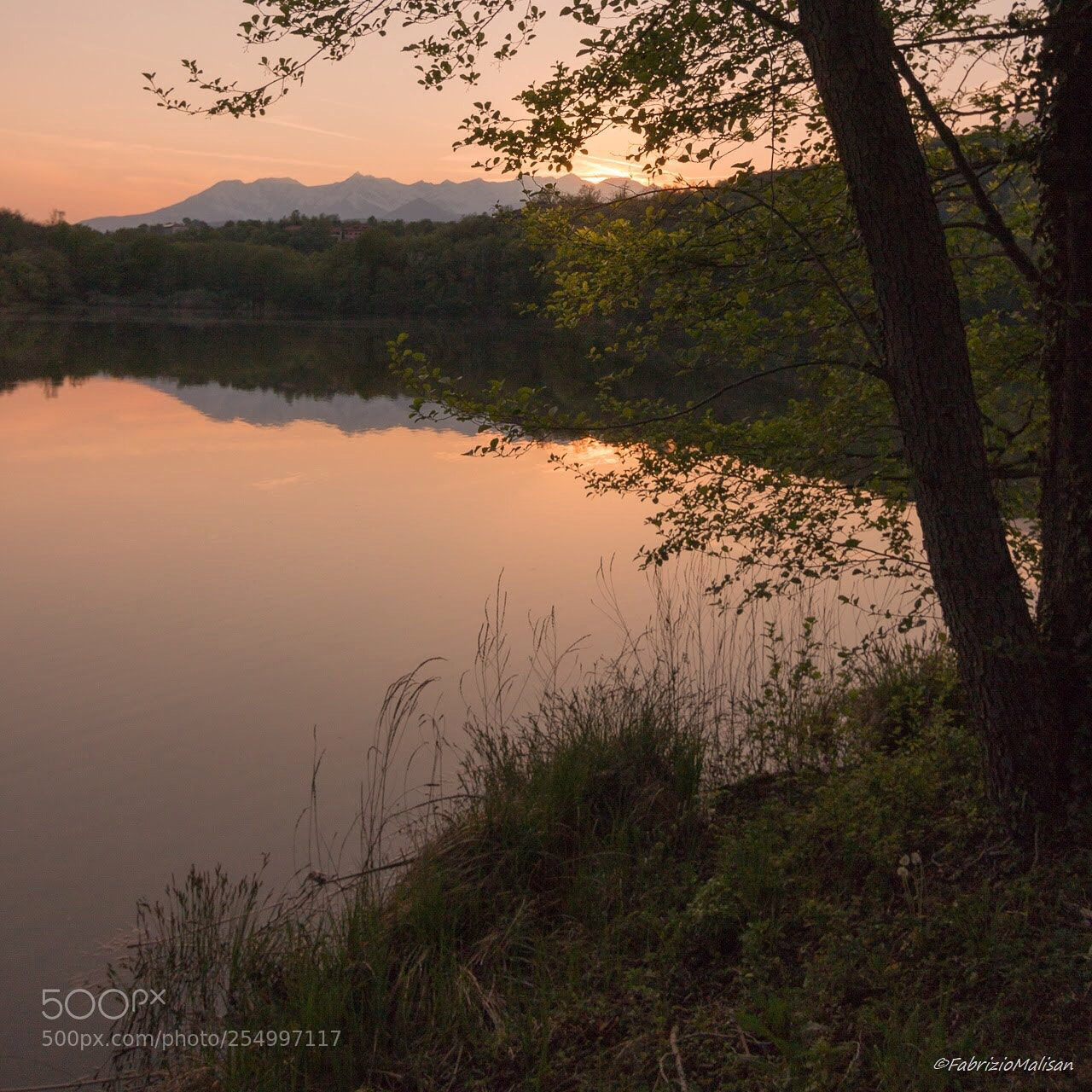 Canon EOS 70D sample photo. Spring sunset lake reflection photography