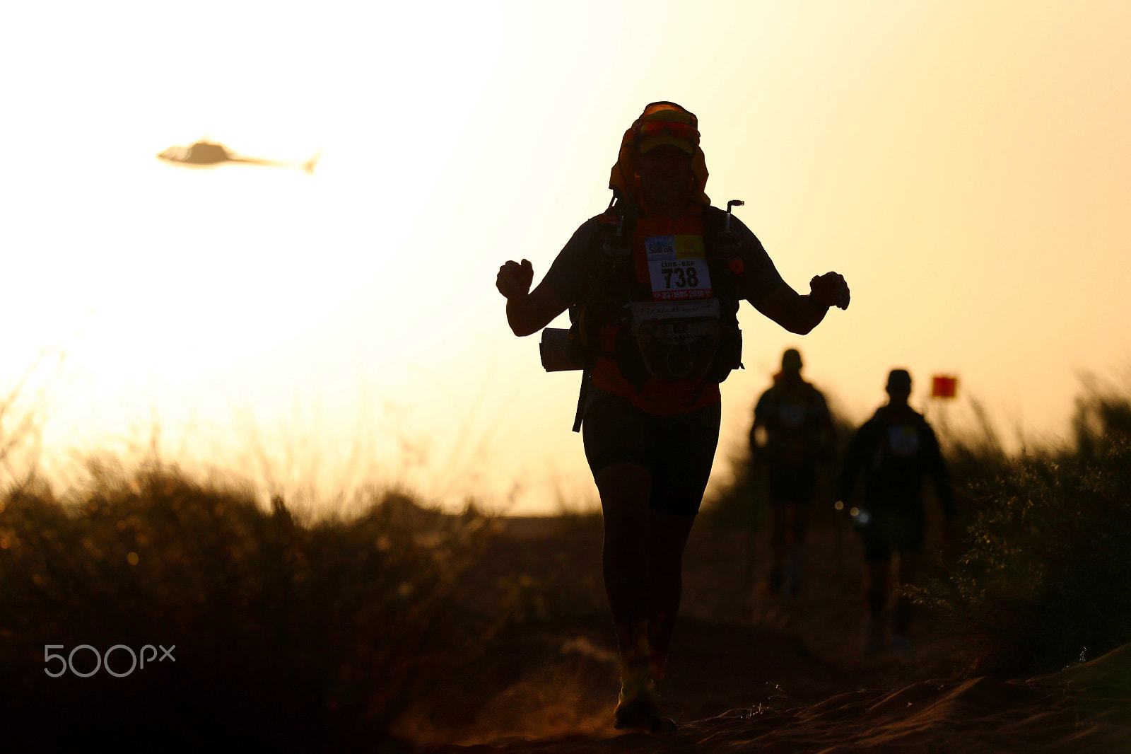 Canon EOS-1D X Mark II sample photo. Runner at marathon des sables 2018 photography