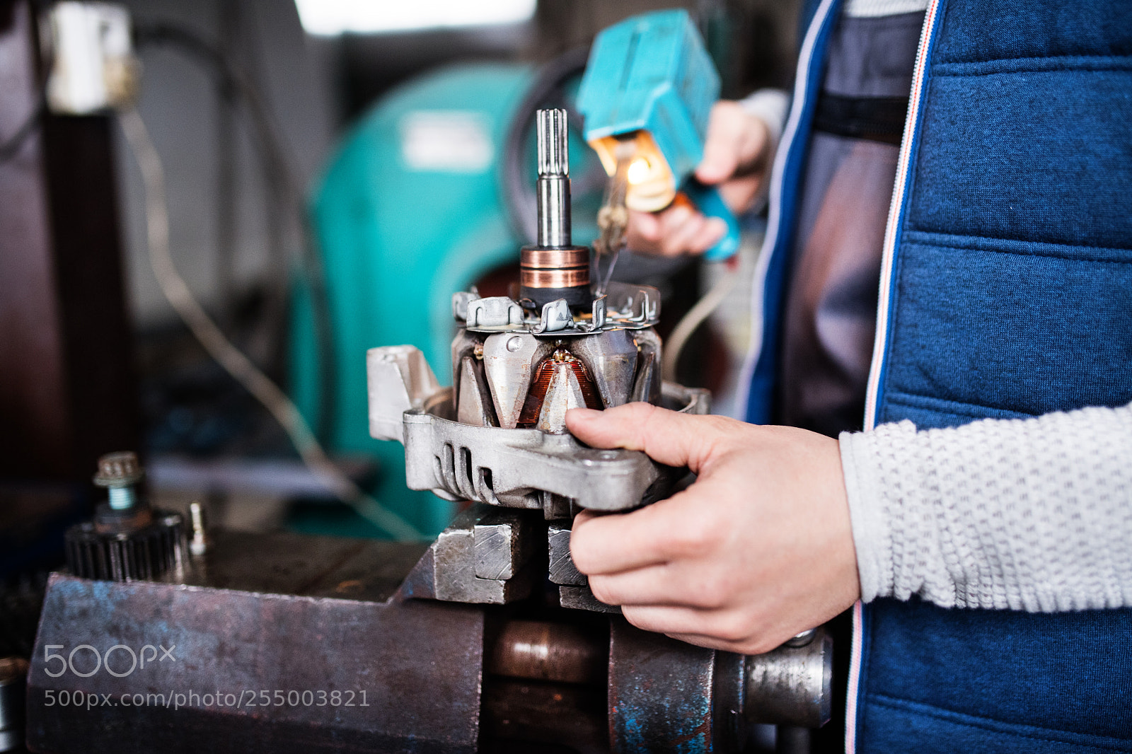 Nikon D5 sample photo. Man mechanic repairing a photography