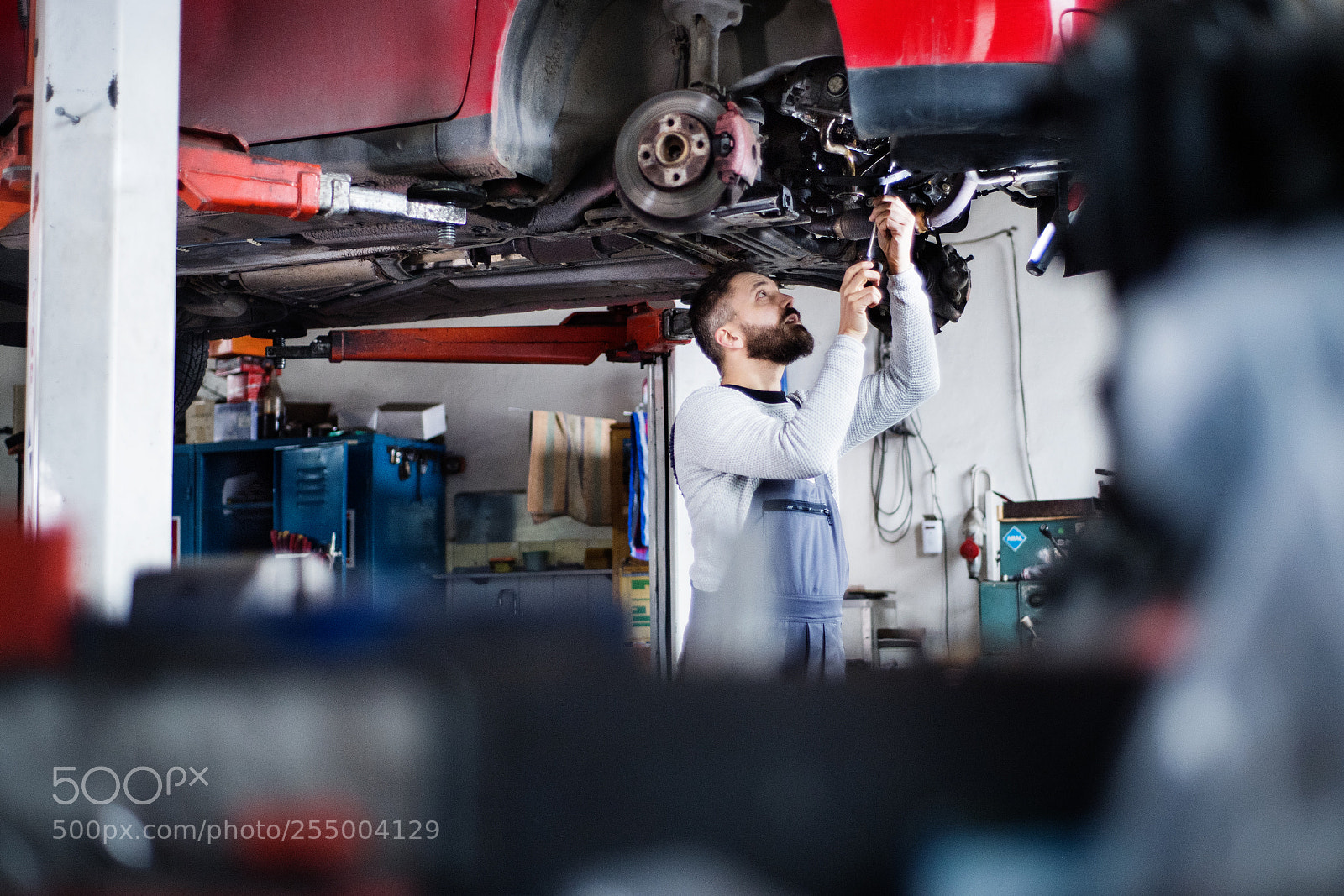 Nikon D5 sample photo. Man mechanic repairing a photography