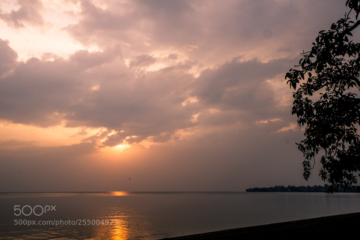 Sony a5100 sample photo. Sunset across kivu photography