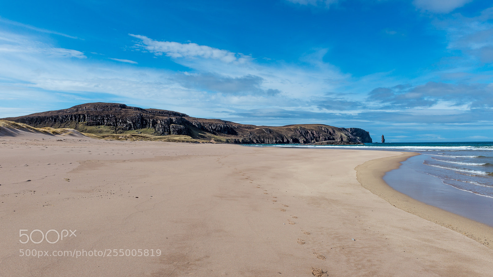 Nikon D610 sample photo. Sandwood bay beach, highlands photography