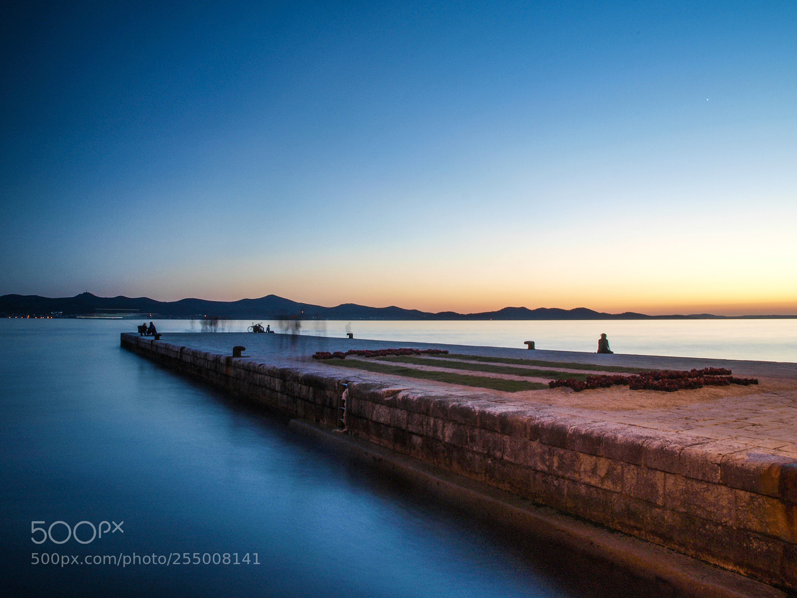 Olympus E-520 (EVOLT E-520) sample photo. Zadar sunset photography