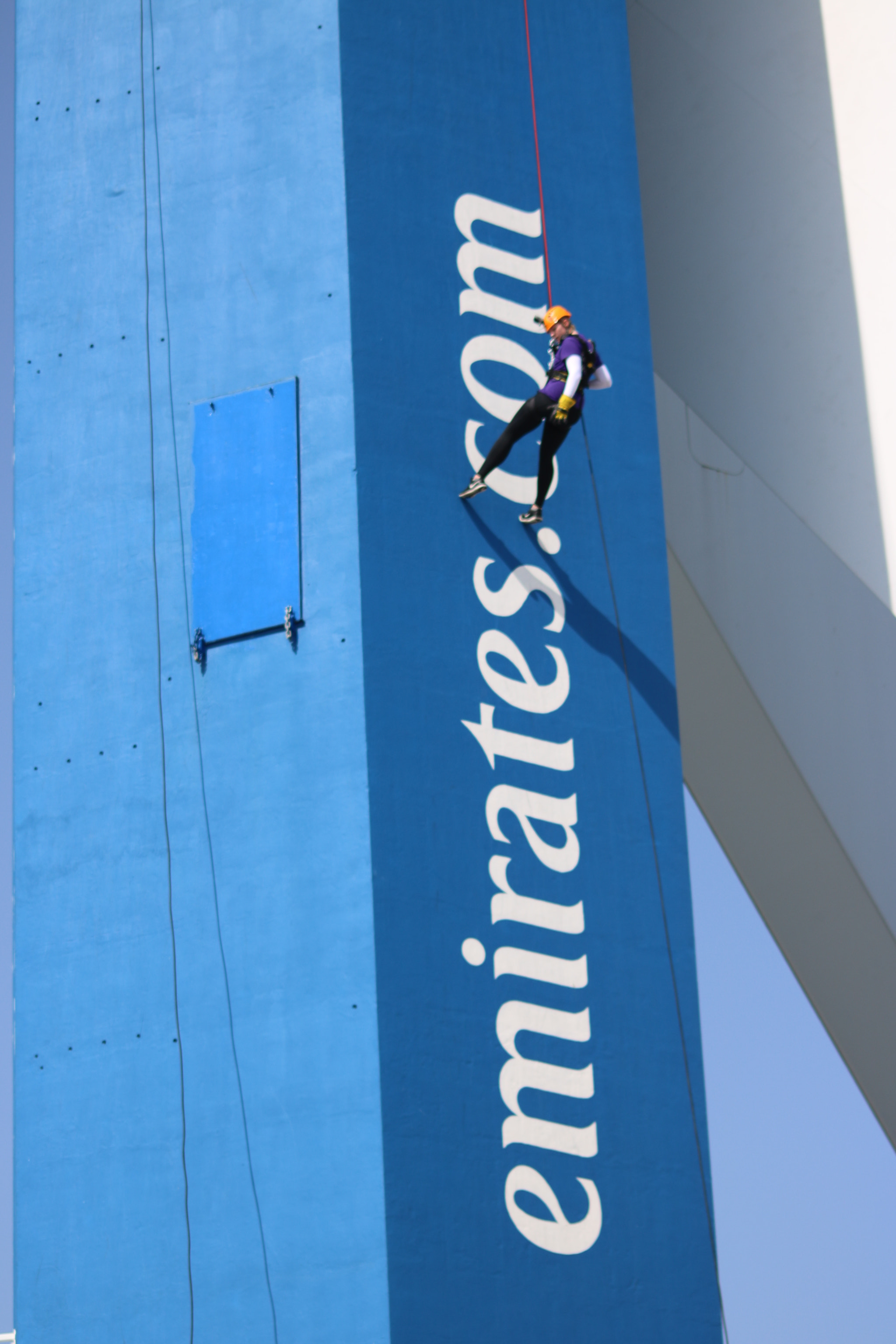 Sigma 50-200mm F4-5.6 DC OS HSM sample photo. Spinnaker tower abseiling photography