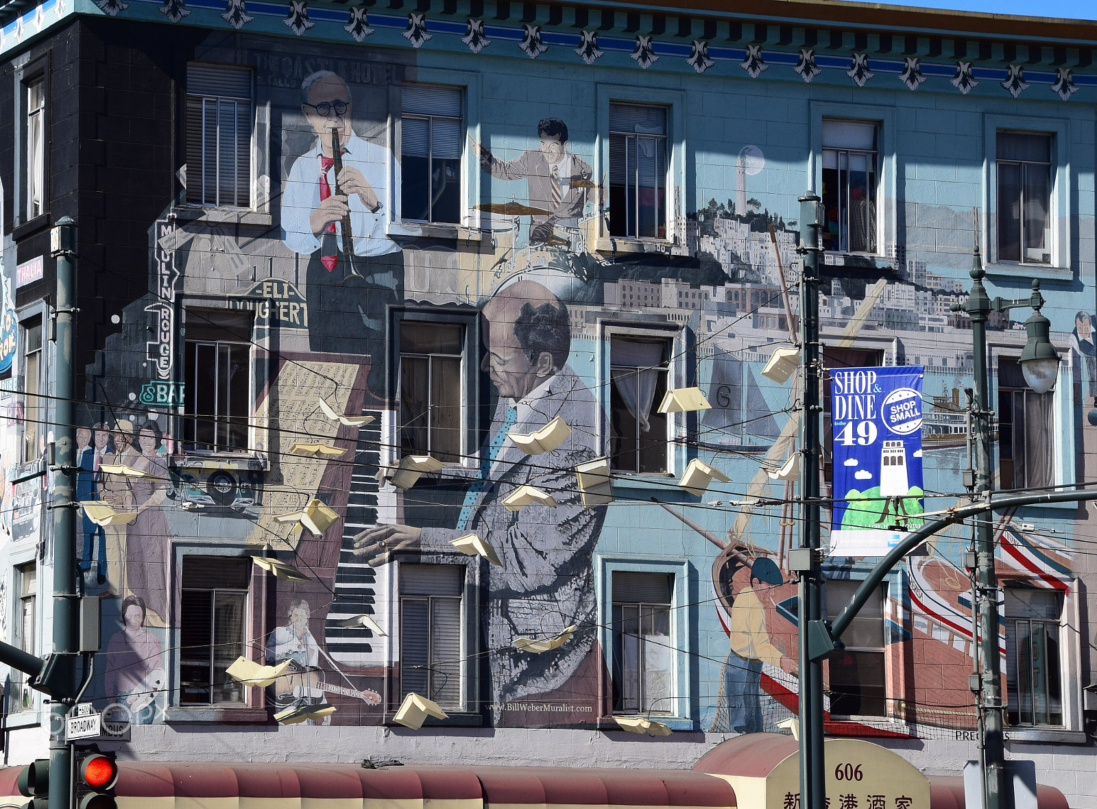 Nikon D5300 sample photo. Jazz mural, san francisco photography