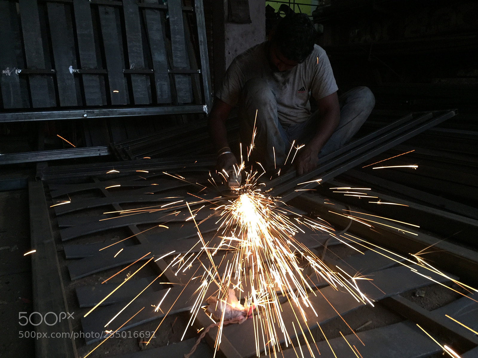 Apple iPhone 6 sample photo. Welding  photography
