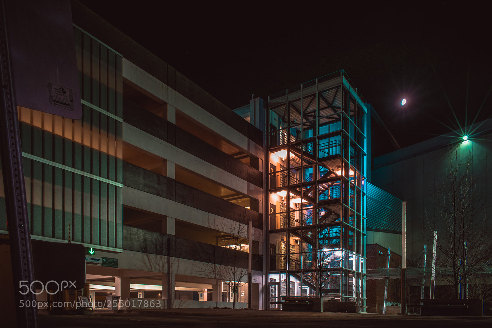 Nikon D5300 sample photo. University of alberta parkade photography