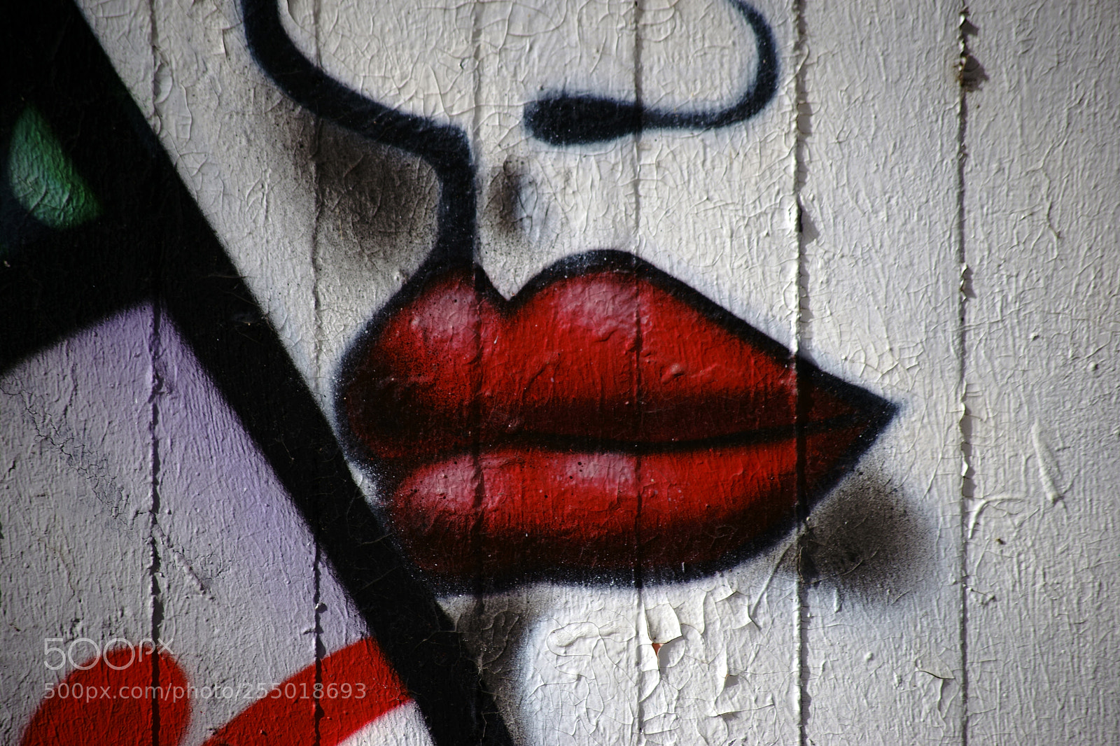 Sony a7 II sample photo. Painted big red lips photography