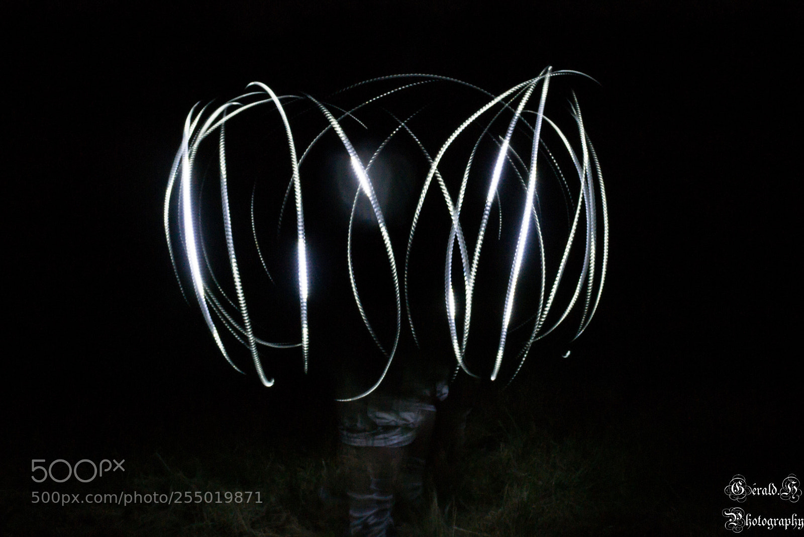 Nikon D3100 sample photo. Light painting photography
