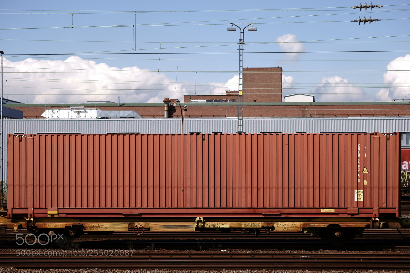 Sony a7 II sample photo. Freight car side view photography