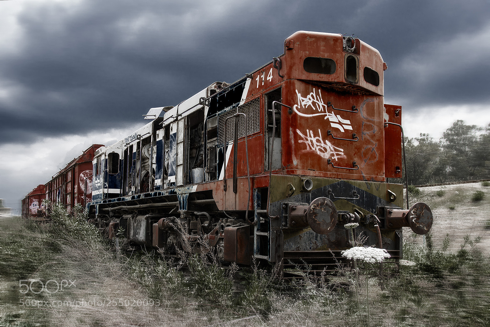 Sony ILCA-77M2 sample photo. Train photography