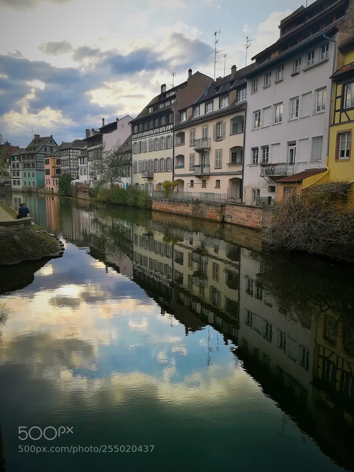 HUAWEI PRA-LX1 sample photo. Sky in the canal photography