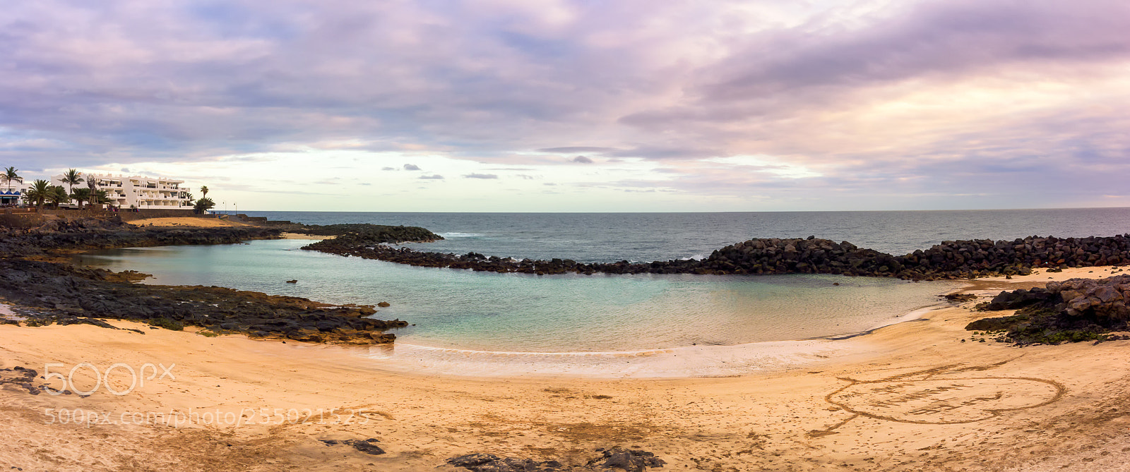 Canon EOS 60D sample photo. Costa teguise panorama photography