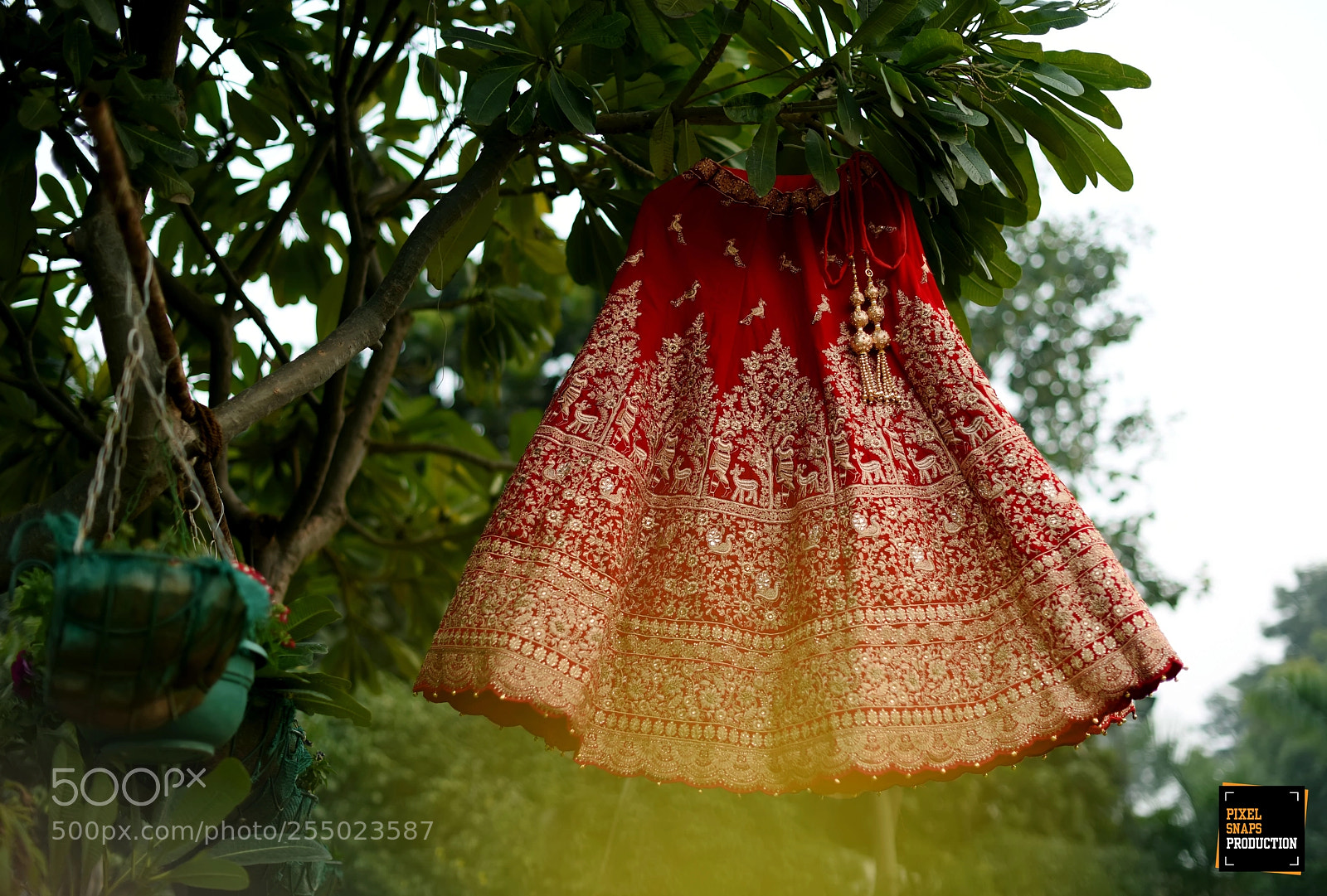Nikon D810 sample photo. Bridal lehenga photography