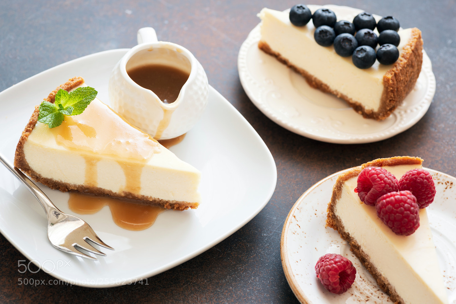 Nikon D810 sample photo. Assortment of cheesecakes with photography