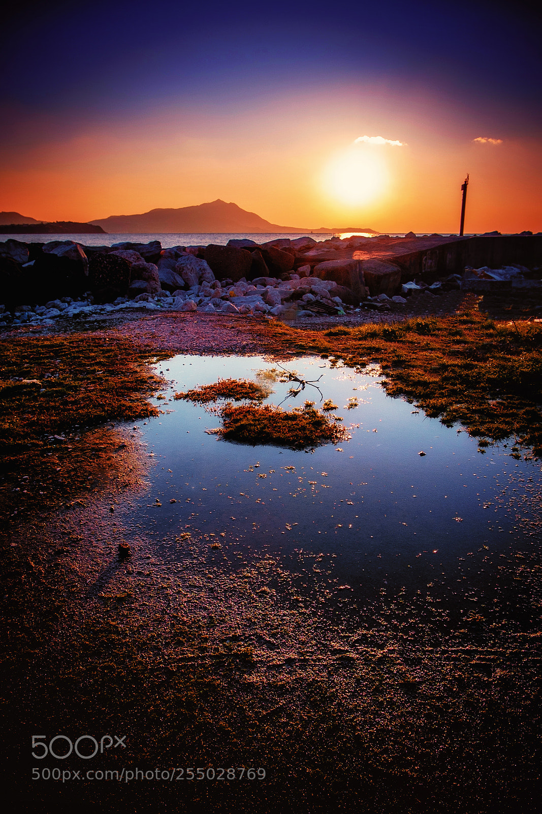 Fujifilm X-M1 sample photo. Magic mediterranean sunset photography