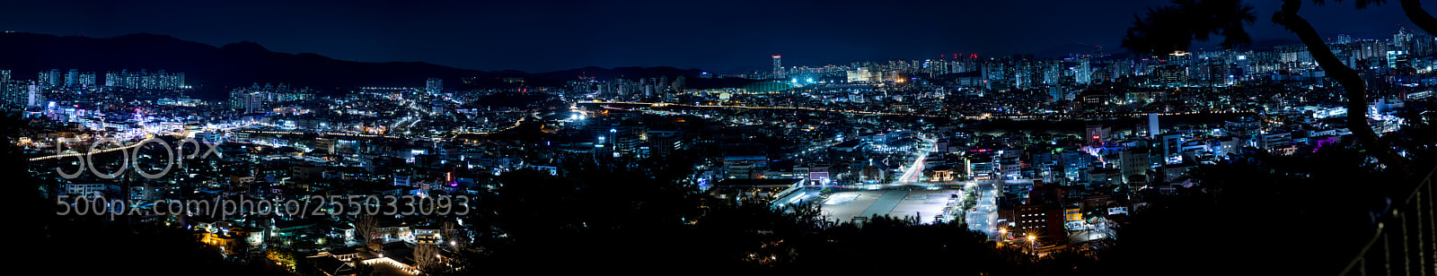 Canon EOS 5D Mark IV sample photo. Panorama night view picture photography