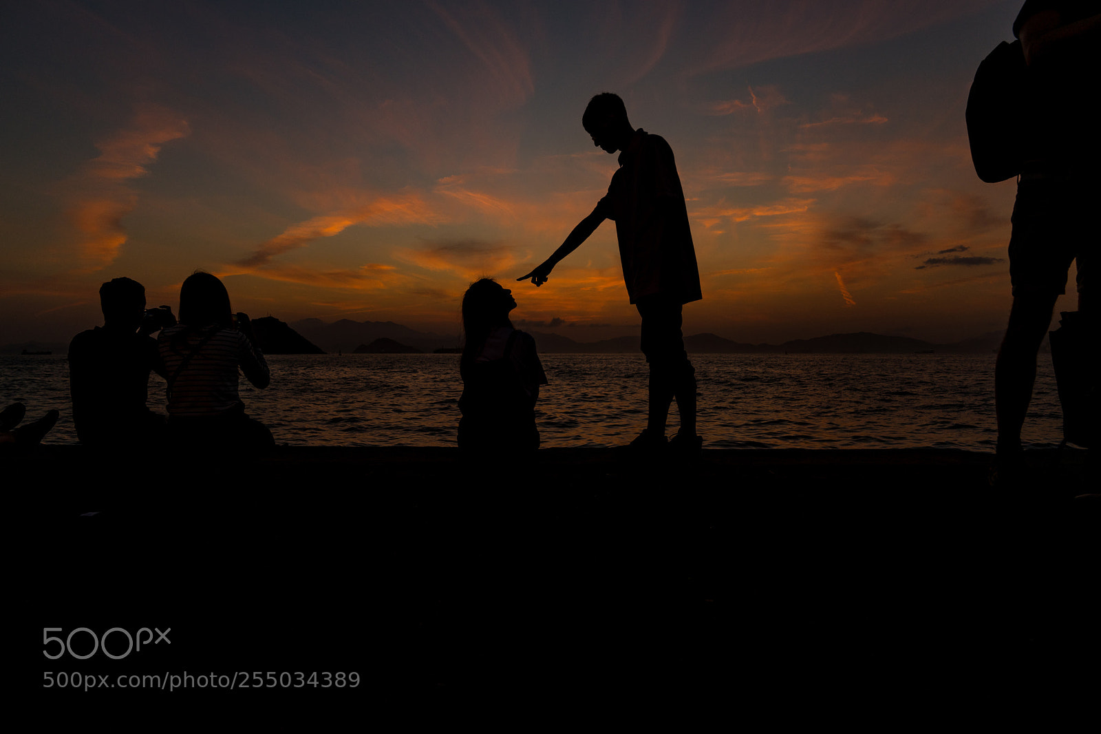 Sony a7 II sample photo. Pier silhouette collection photography