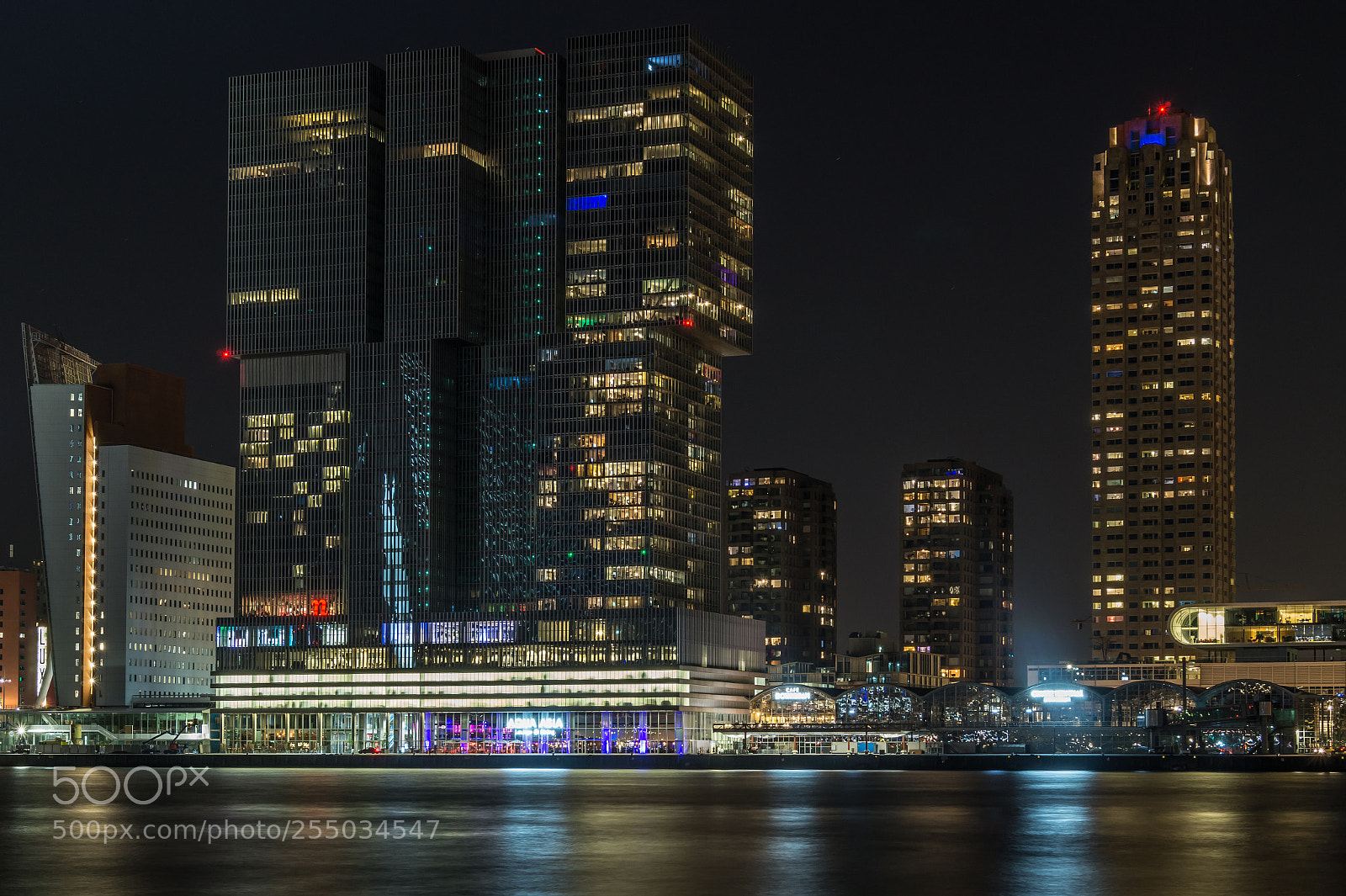 Sony SLT-A58 sample photo. Evening in rotterdam photography