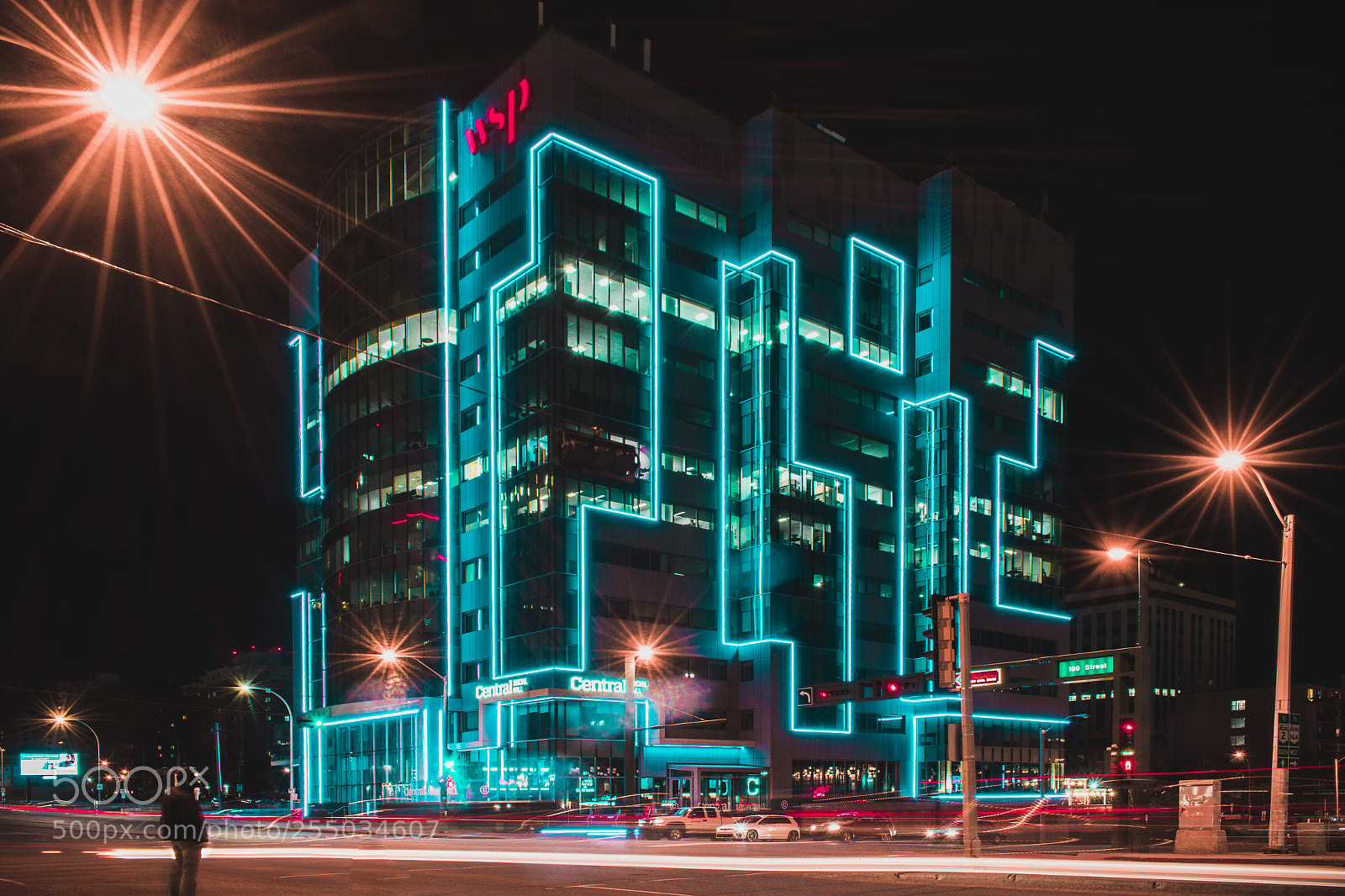 Nikon D5300 sample photo. Wsp canada's tron-inspired night photography