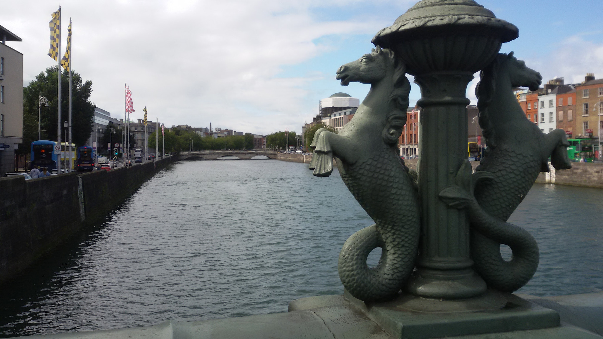 Samsung Galaxy S3 Neo sample photo. River liffey photography