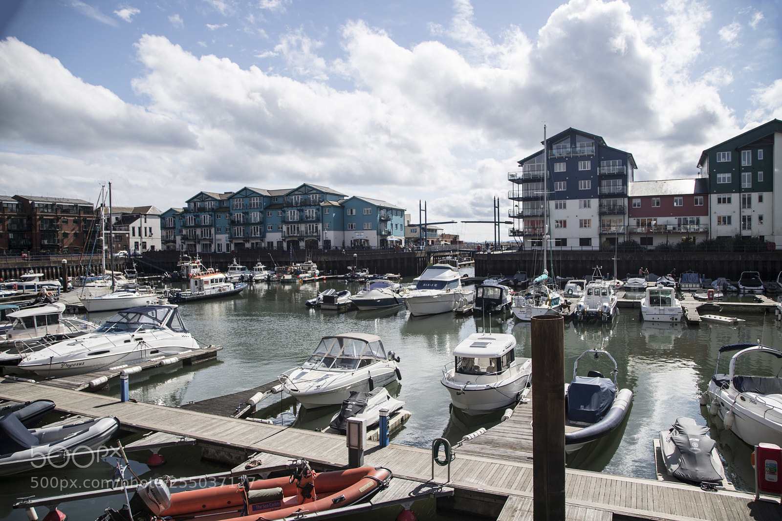 Canon EOS 6D Mark II sample photo. Exmouth seafront and marina photography