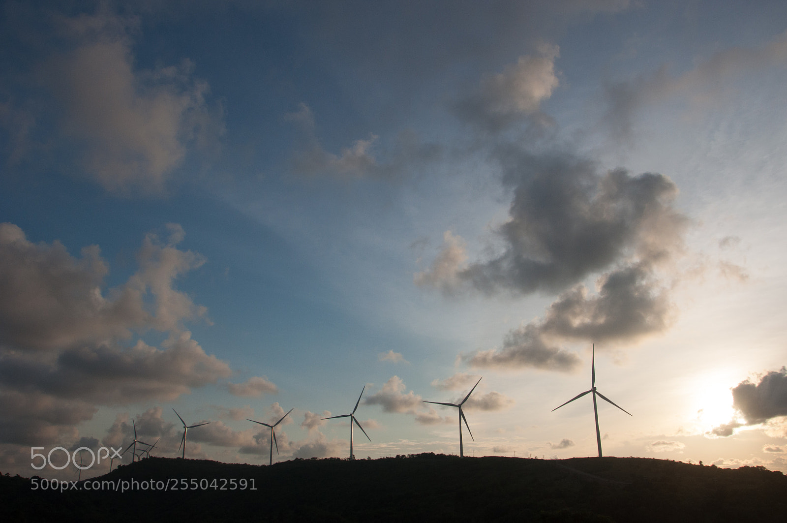 Nikon D90 sample photo. Wind farm photography