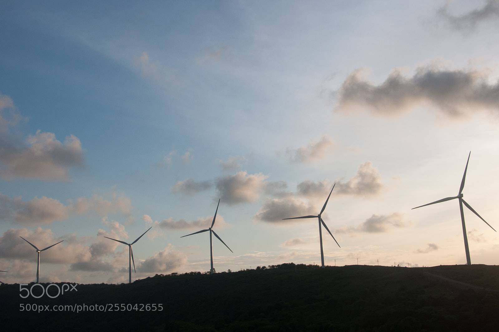 Nikon D90 sample photo. Wind farm photography