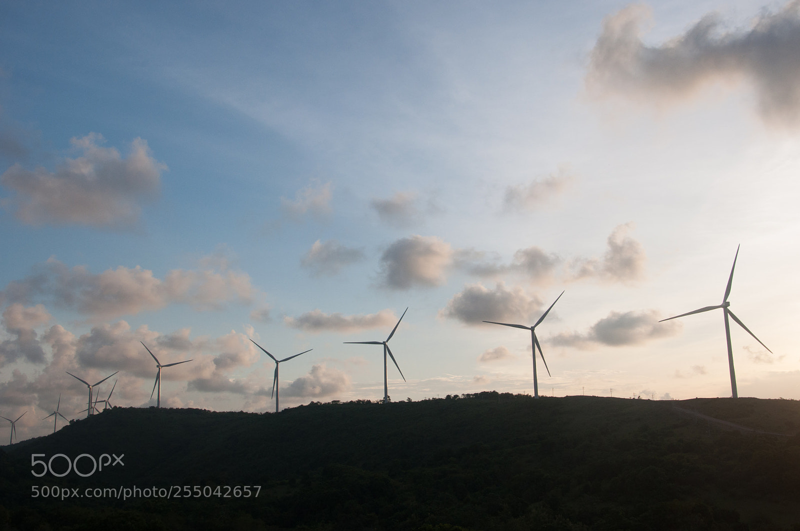 Nikon D90 sample photo. Wind farm photography
